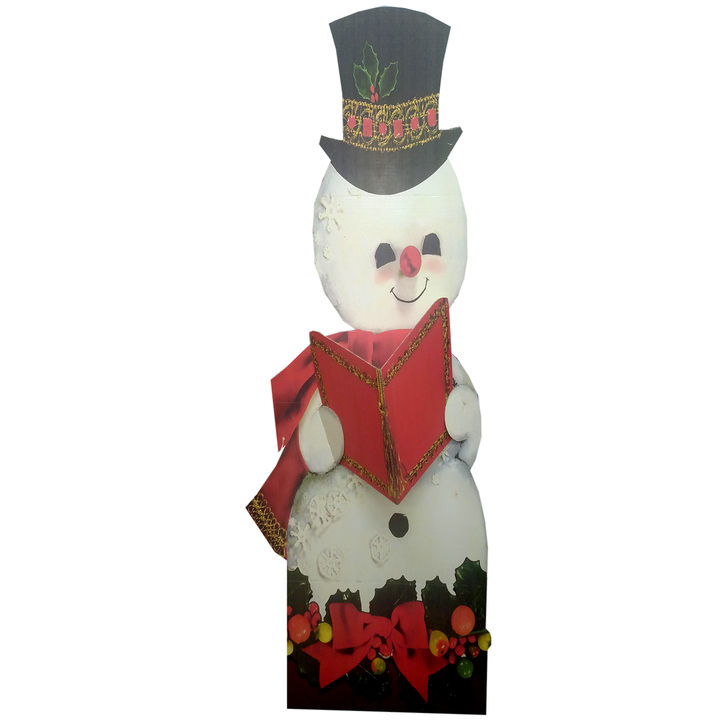 3D Pop UP Christmas Snow Man Cardboard Cutout