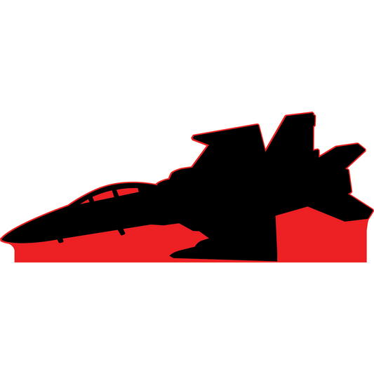Fighter Jet Side F-22 Raptor Silhouette Cardboard Cutout