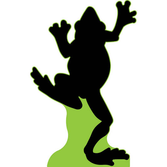 Climbing Tree Frog Silhouette Cardboard Cutout
