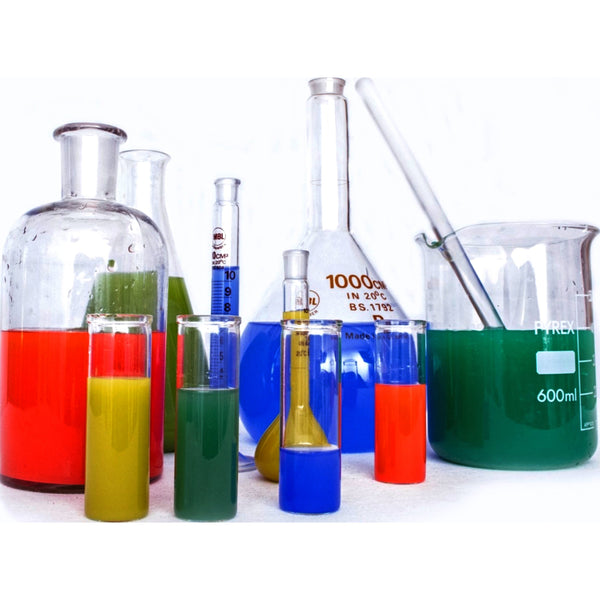 Science Lab Beakers Vials Chemicals Cardboard Cutout