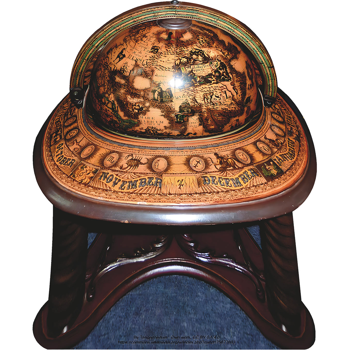World Globe Cocktail Cabinet Cardboard Cutout