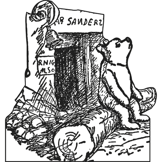Winnie the Pooh's House 100 Acre Wood 1926 Cardboard Cutout