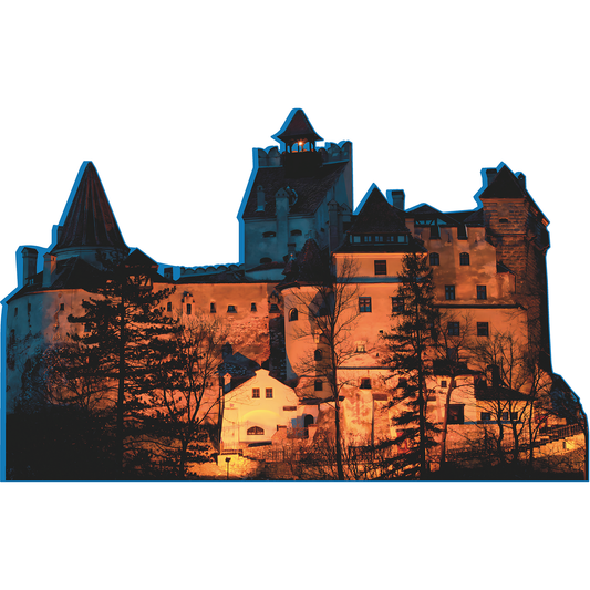 Bran Castle Dracula Castle Transylvania Romania Cardboard Cutout
