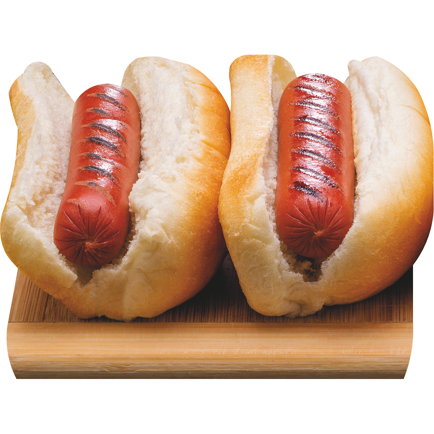 Grilled Hot Dogs on Bun Cardboard Cutout