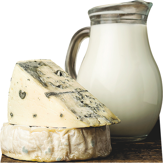 Blue Cheese Brie Milk Dairy Cream Cardboard Cutout