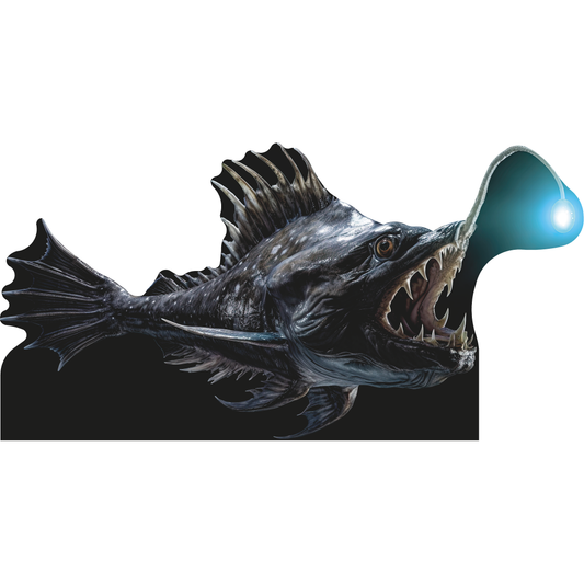 Deep Water Anglerfish Angler Fish Cardboard Cutout