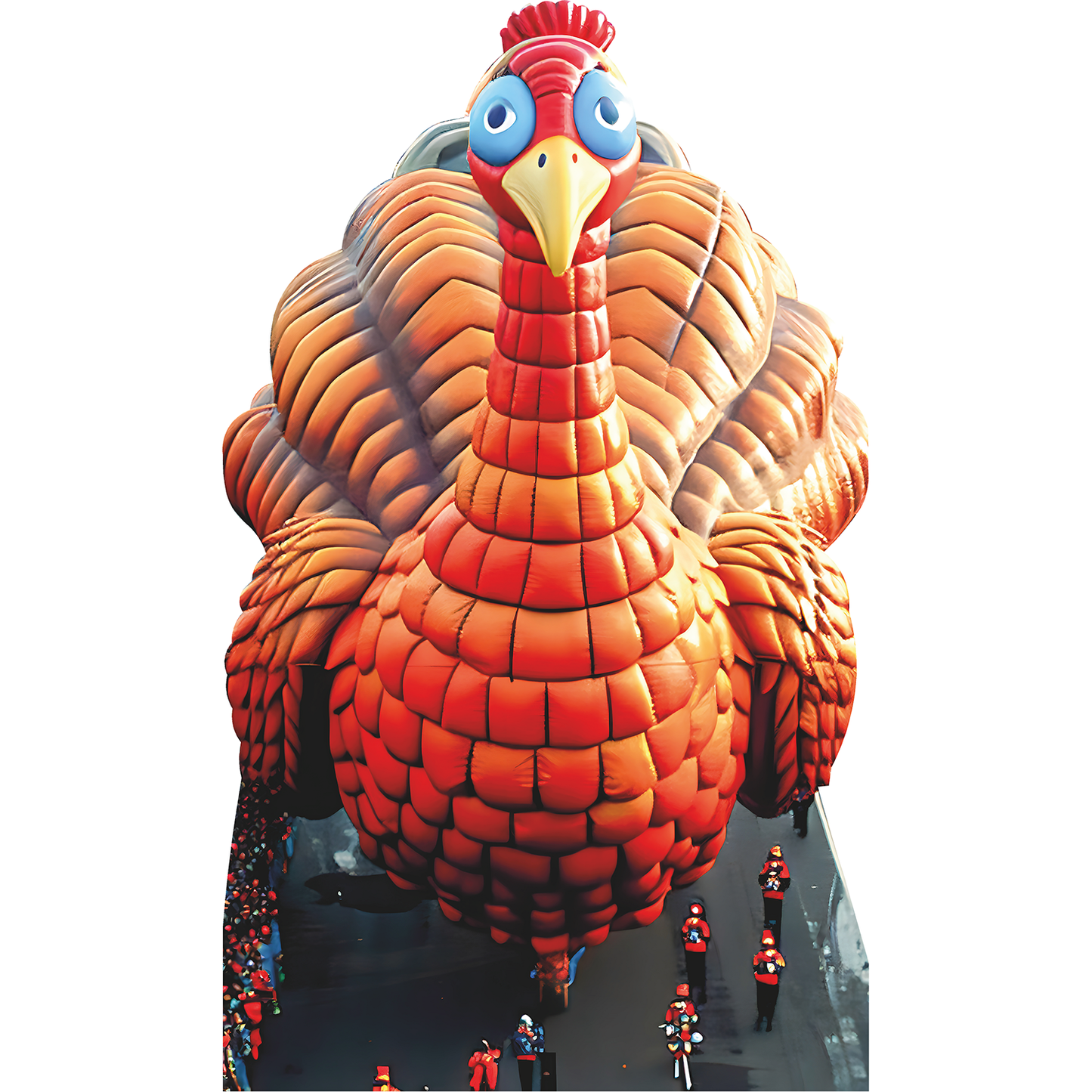 Thanksgiving Parade Turkey Balloon March Cardboard Cutout