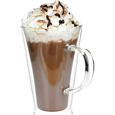 Glass Mug Full of Hot Cocoa Cardboard Cutout