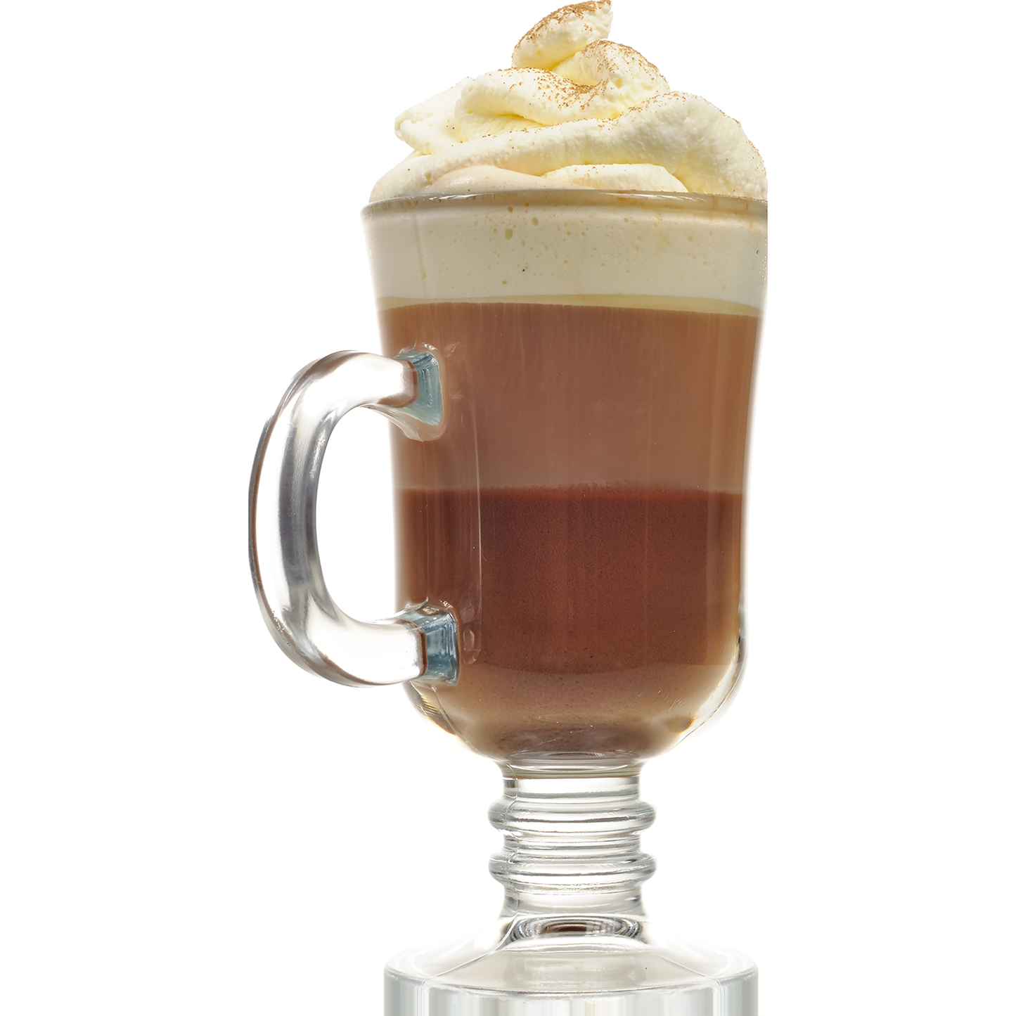 Layered Glass Hot Cocoa Chocolate Coco Whipped Cream Cup Mug Cardboard Cutout