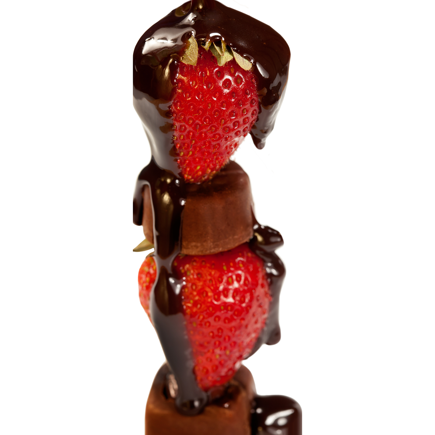 Strawberry Chocolate Candy Fudge Syrup Stack Cardboard Cutout