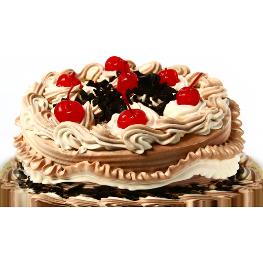 Mocha Chocolate Cherry Cake Dessert Cardboard Cutout