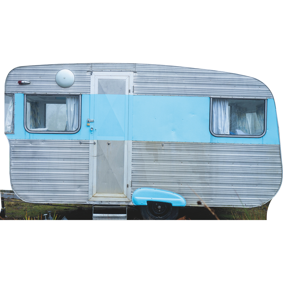 RV Camping Camp Trailer Travel Home Cardboard Cutout – Life Size Custom ...