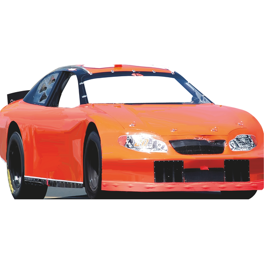 Stock Auto Race Car Stand In Racing Motorsport Cardboard Cutout