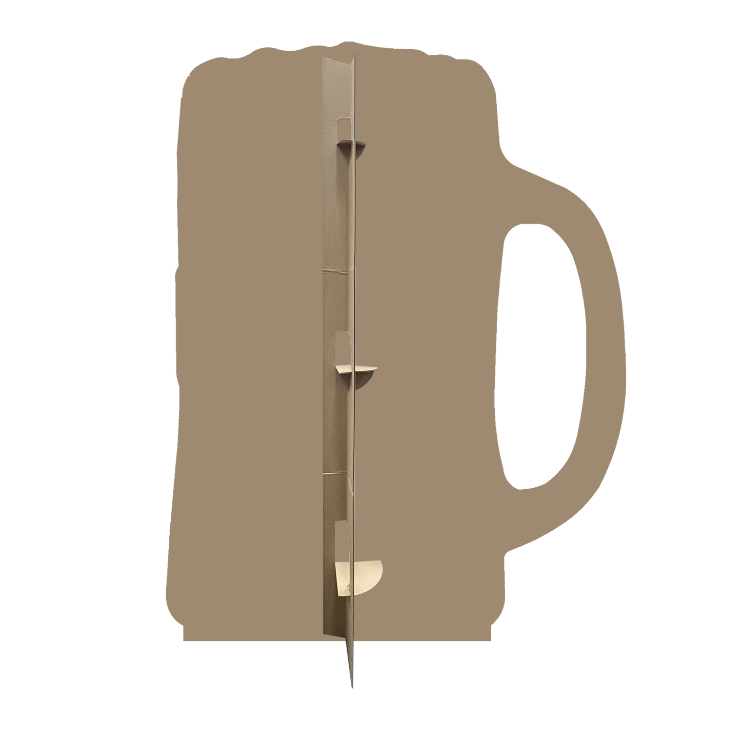 Saint Patrick's Day Irish Beer Ale Mug Shamrock Clover Cardboard Cutout