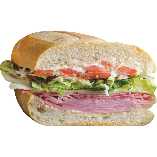 Italian Sub Sandwich Ham Salami Lettuce Tomato Mayo Cardboard Cutout