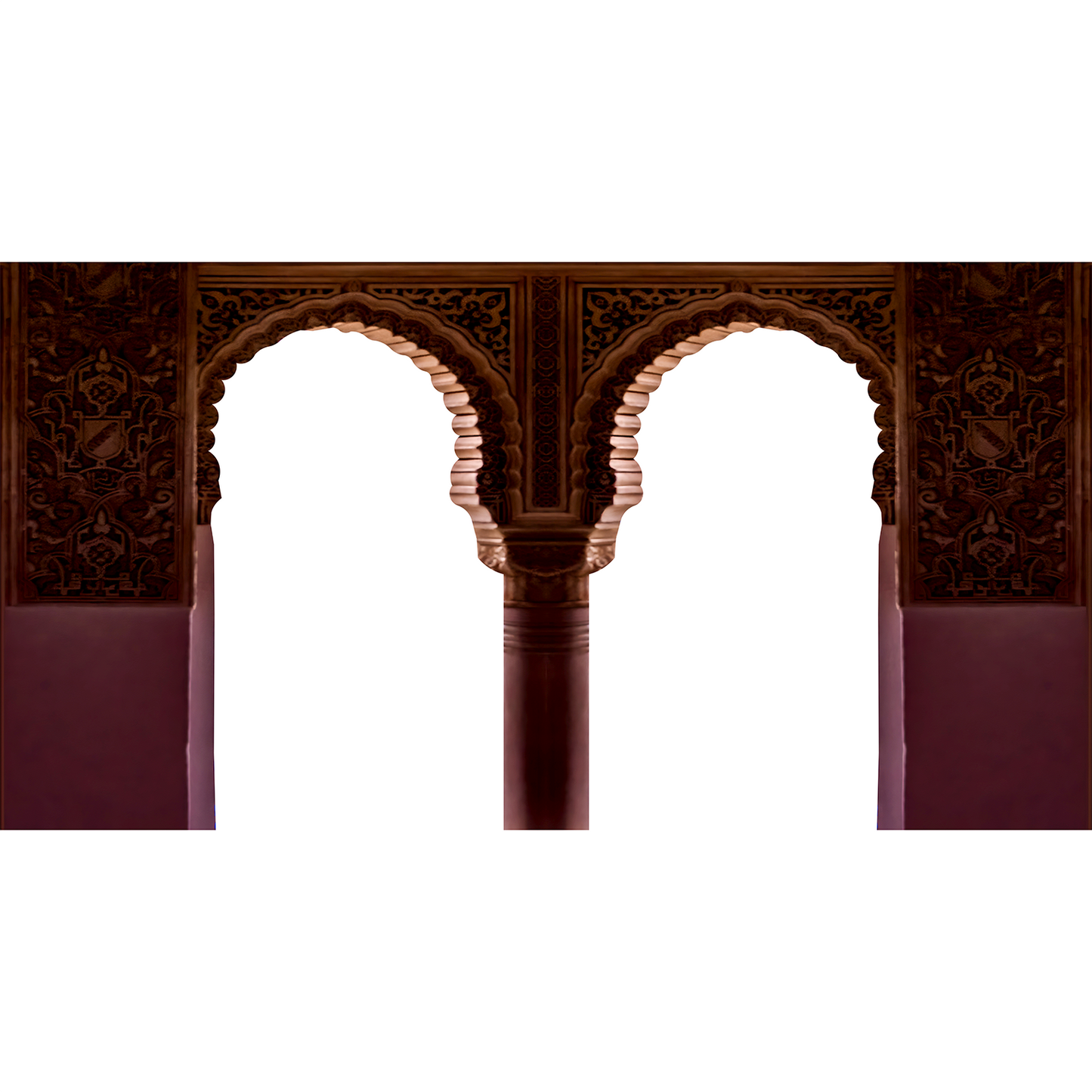 Arab Arched Windows Spain Architecture Cardboard Cutout