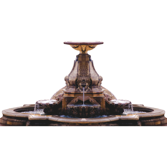 Tranquil Garden Water Fountain Cardboard Cutout