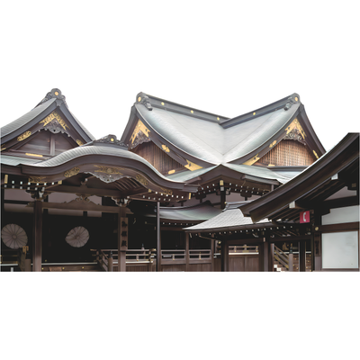 Japanese Ise Shinto Shrine to Solar and Grain Goddesses Cardboard Cutout