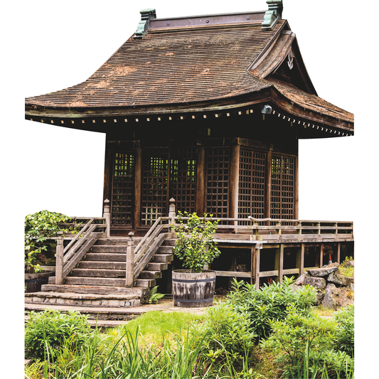 Japanese Shinto Shrine Tatton Park Garden Cardboard Cutout