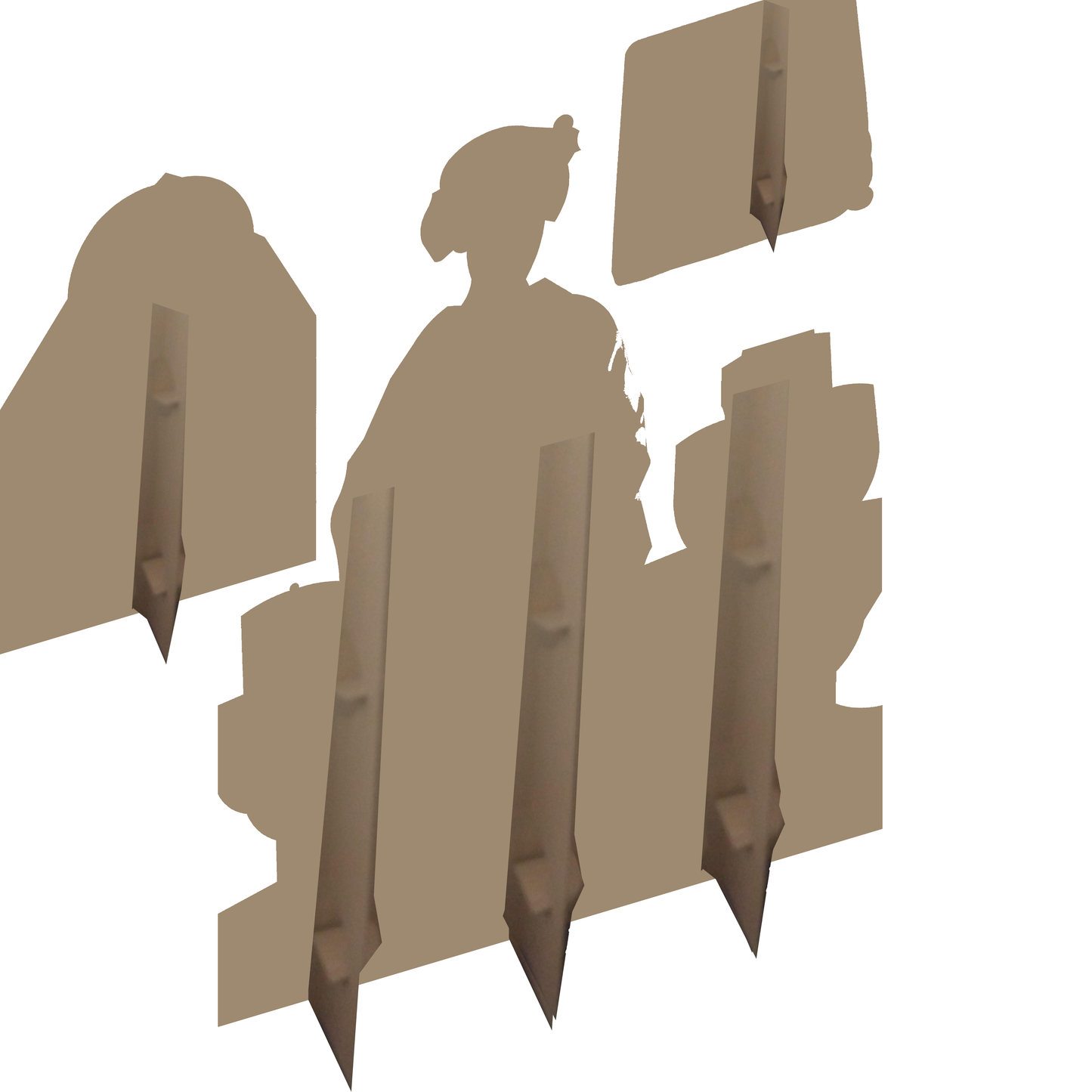 Japanese Tea Master Maiko Table Matcha Green Sencha Cardboard Cutout