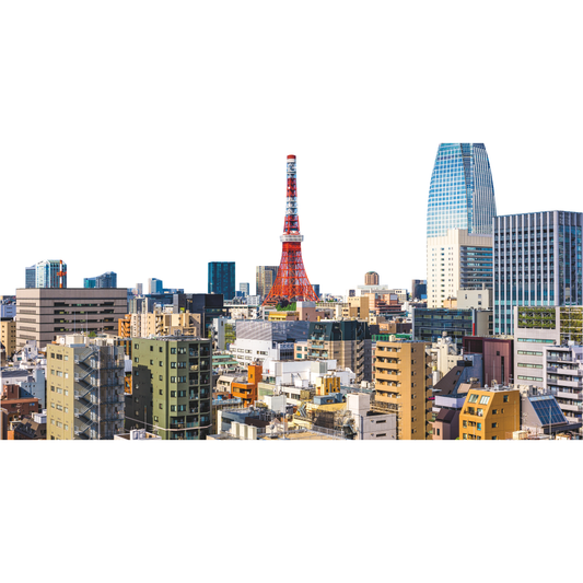 Tokyo Japan City Skyline Cardboard Cutout