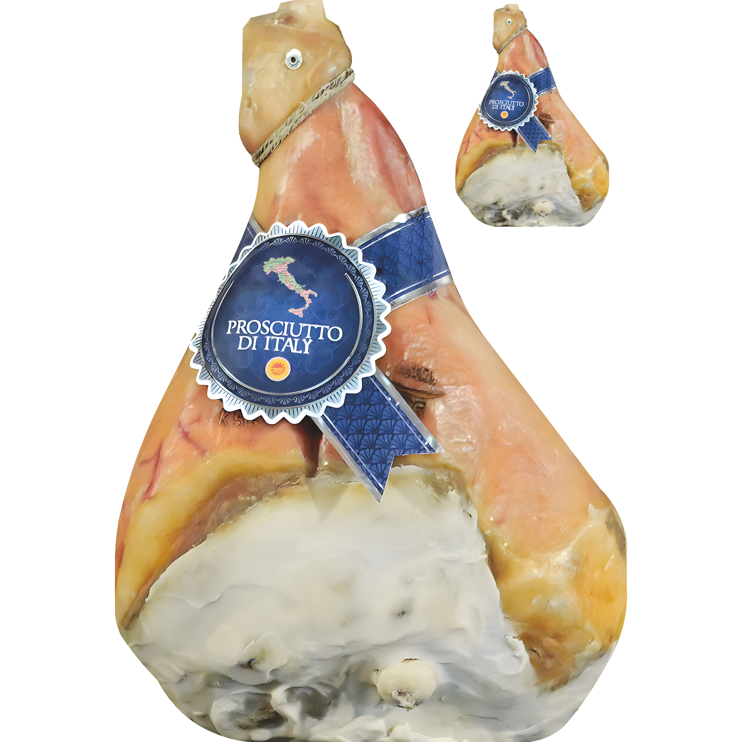 Prosciutto di Italy Whole Celebration Ham Leg Bone In Cardboard Cutout