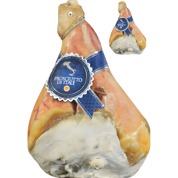 Prosciutto di Italy Whole Celebration Ham Leg Bone In Cardboard Cutout
