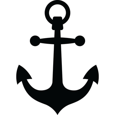 Captain Ship Anchor Sea Boat Silhouette Cardboard Cutout