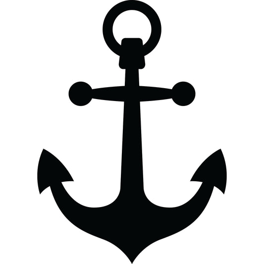 Captain Ship Anchor Sea Boat Silhouette Cardboard Cutout