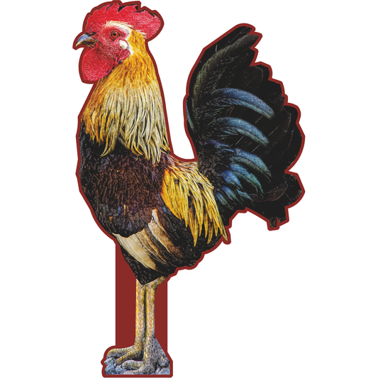 Waterproof Plastic Rooster Coroplast Cutout