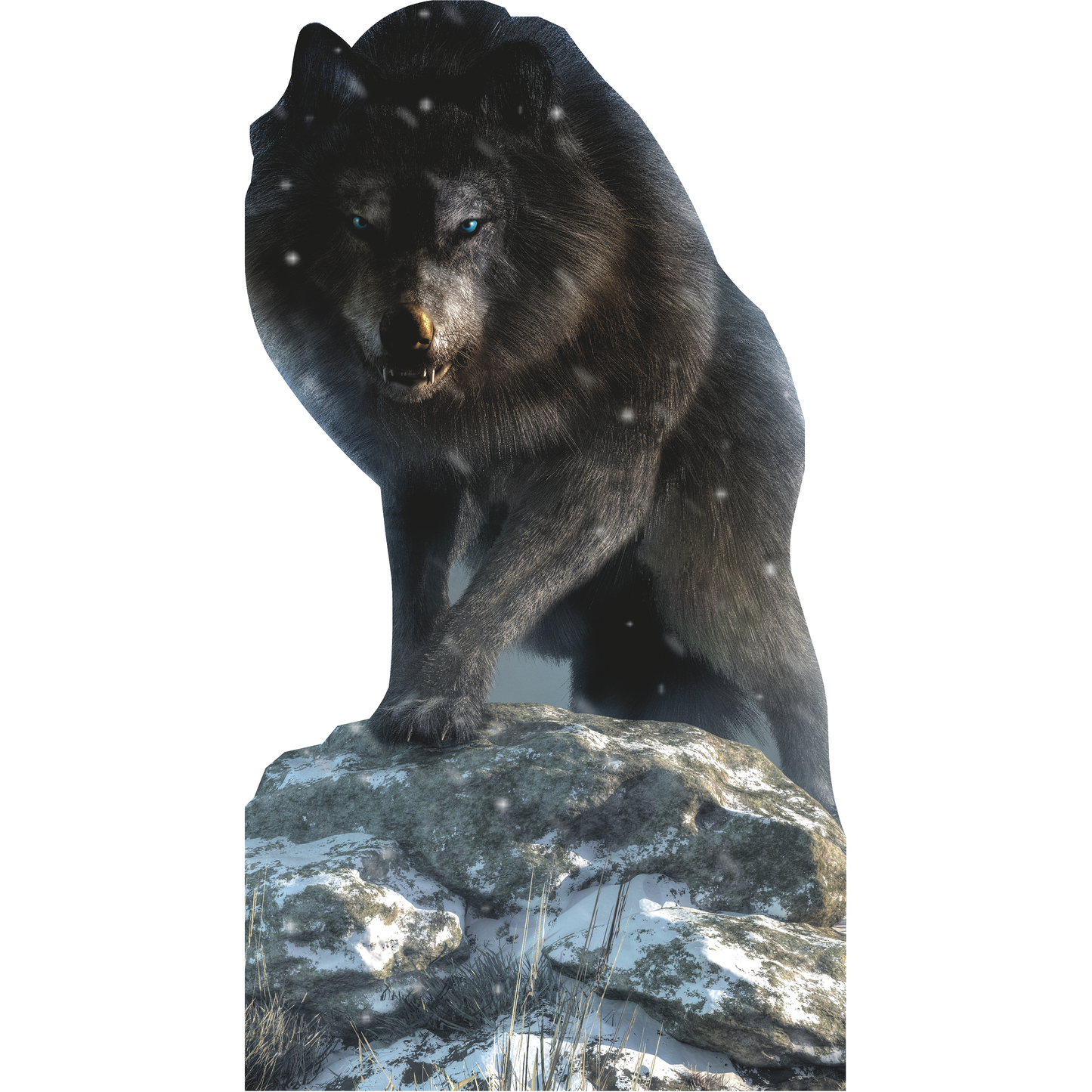 Dire Wolf Cardboard Cutout
