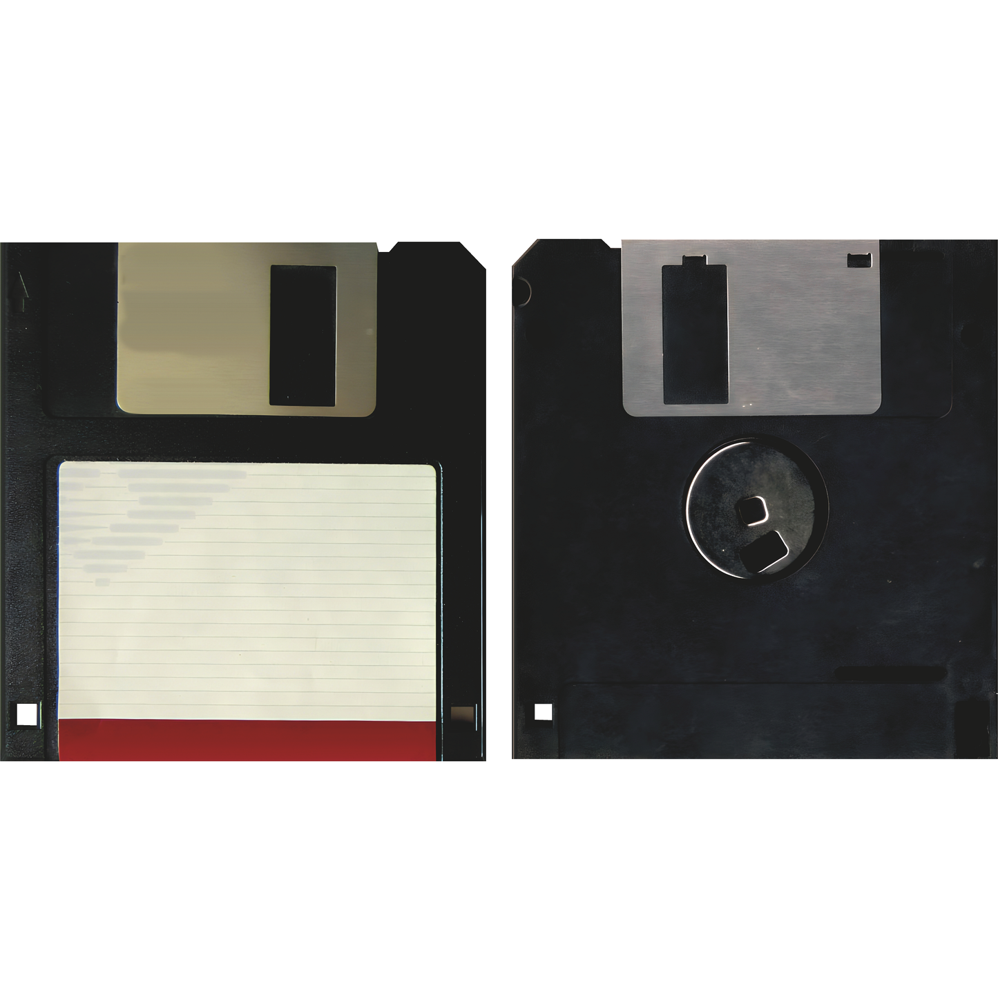 Vintage Floppy Disk Diskette 2pack Command Line Computer PC Cardboard Cutout