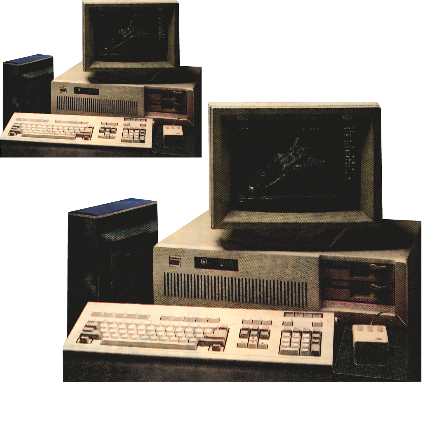 Vintage Retro Gaming PC Computer Command Line Prompt Cardboard Cutout