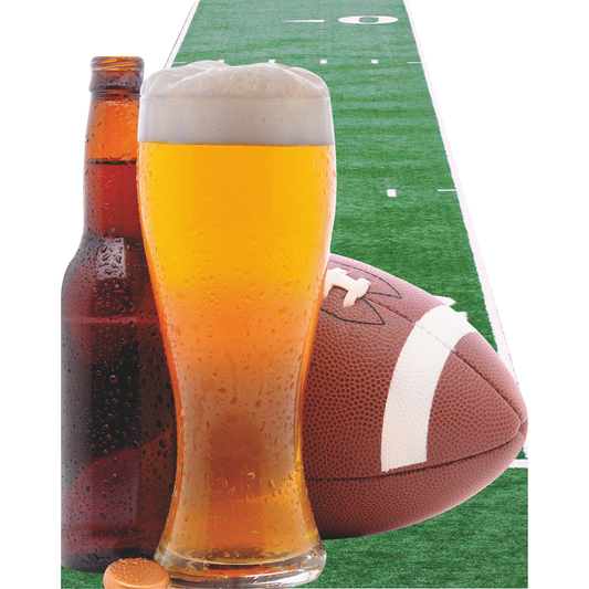 Football Game Day Party Beers Cardboard Cutout