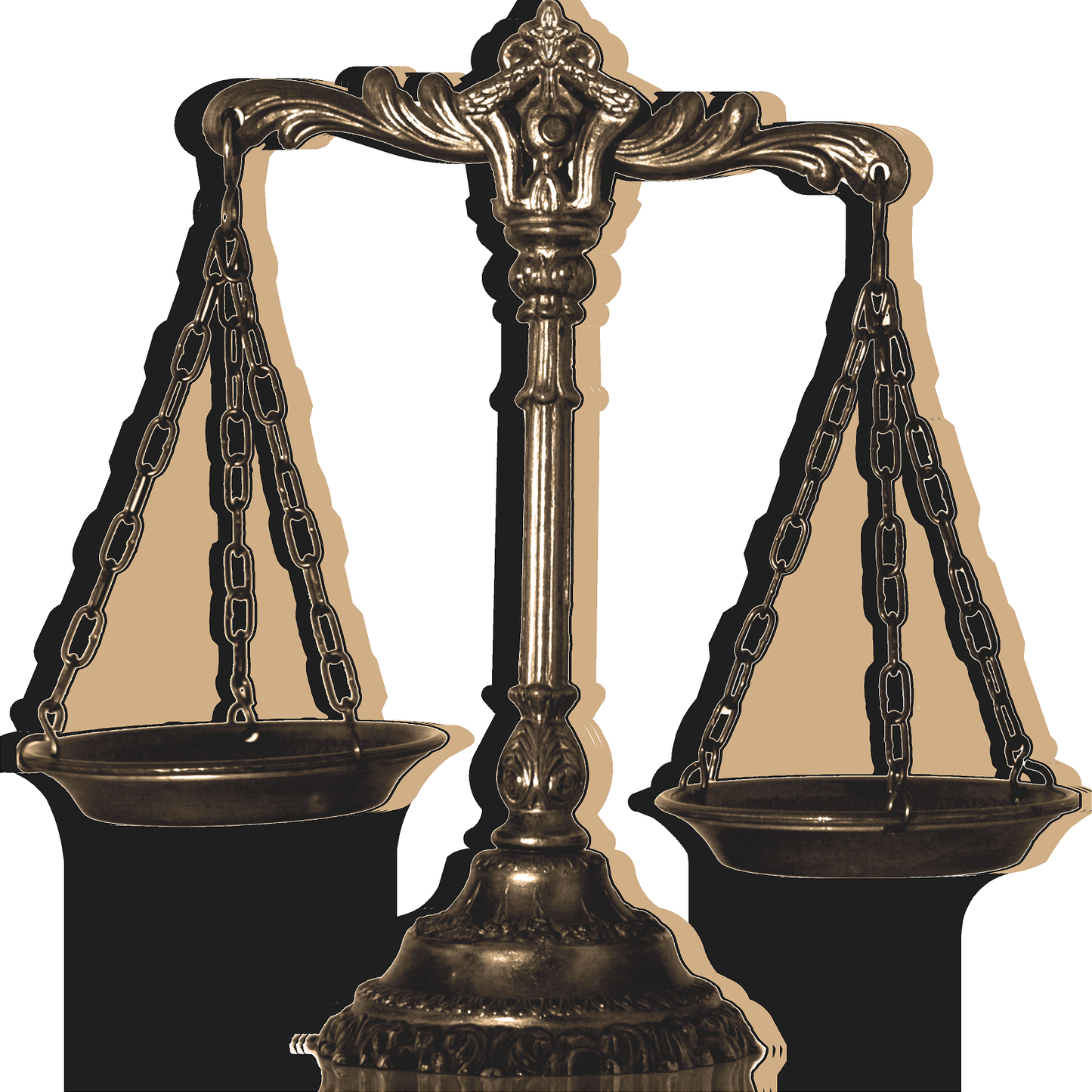 Scales of Law and Justice Order Cardboard Cutout