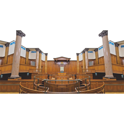 Judge Court Room Justice Order Law Prop Cardboard Cutout