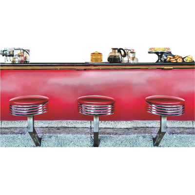 Diner Restaurant Coffee Shop Food Lunch Counter Stand In Cardboard Cutout