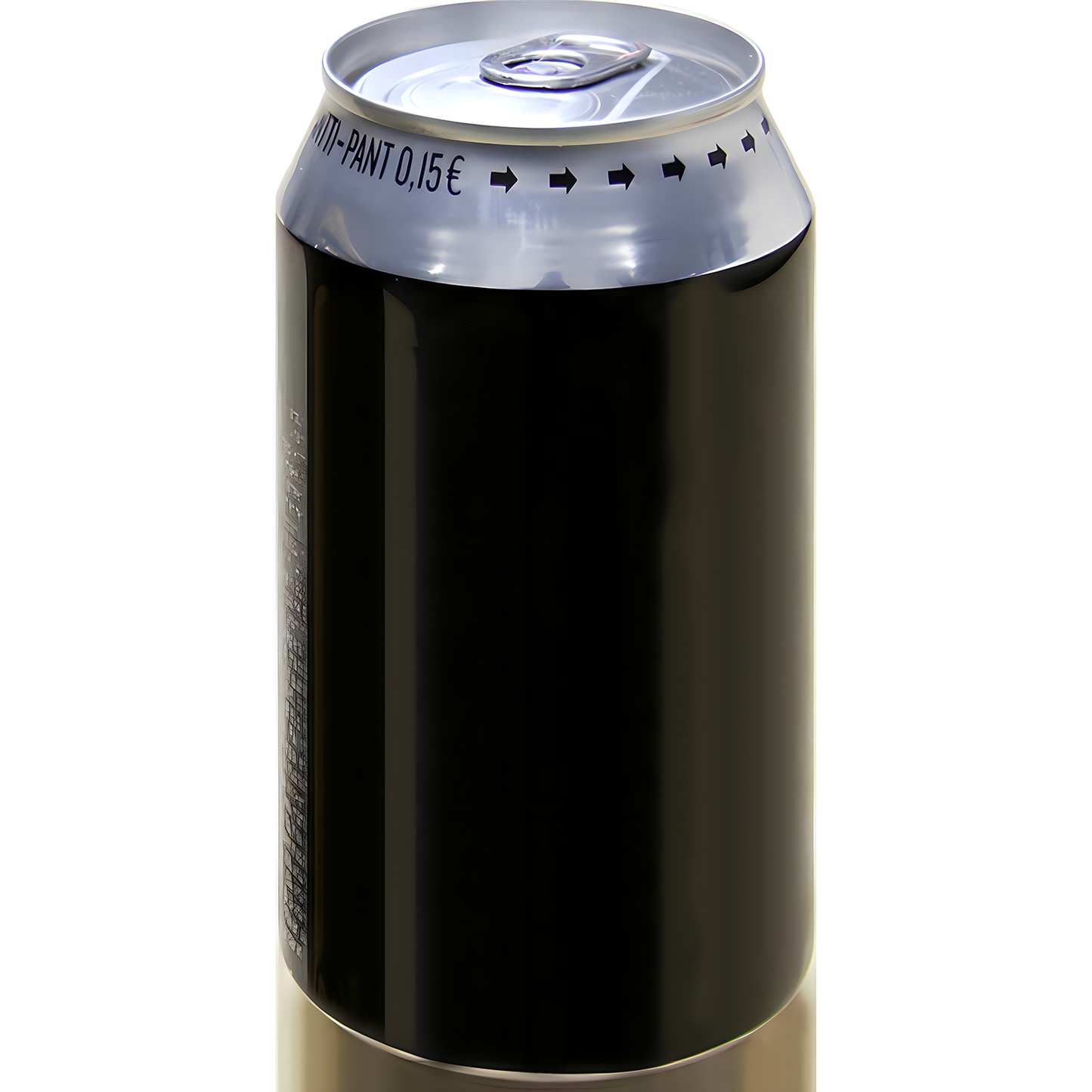 Black Aluminum Soda Beer Can Cardboard Cutout