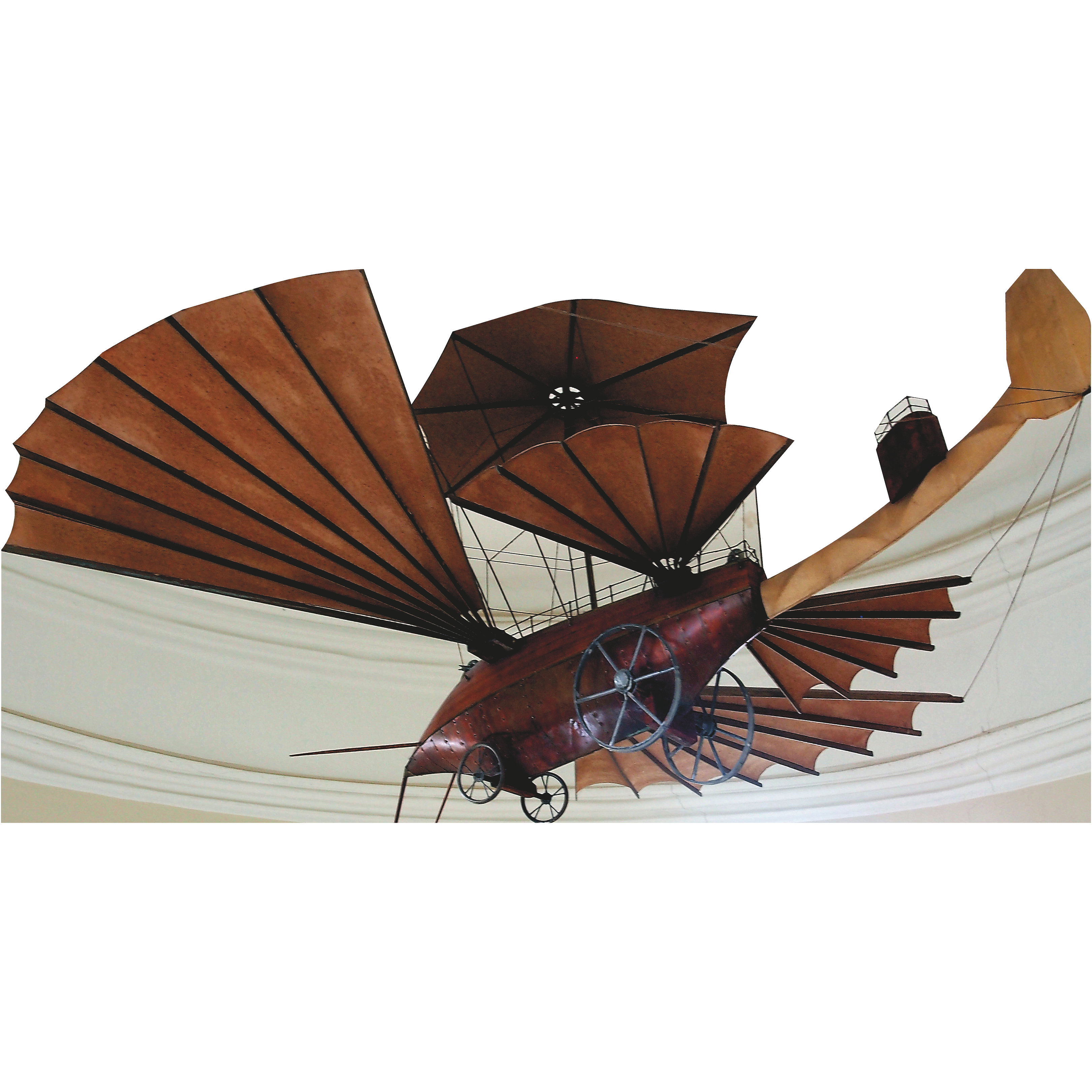 Steampunk Flying Contraption Airship Air Ship Fantasy Cardboard Cutout ...