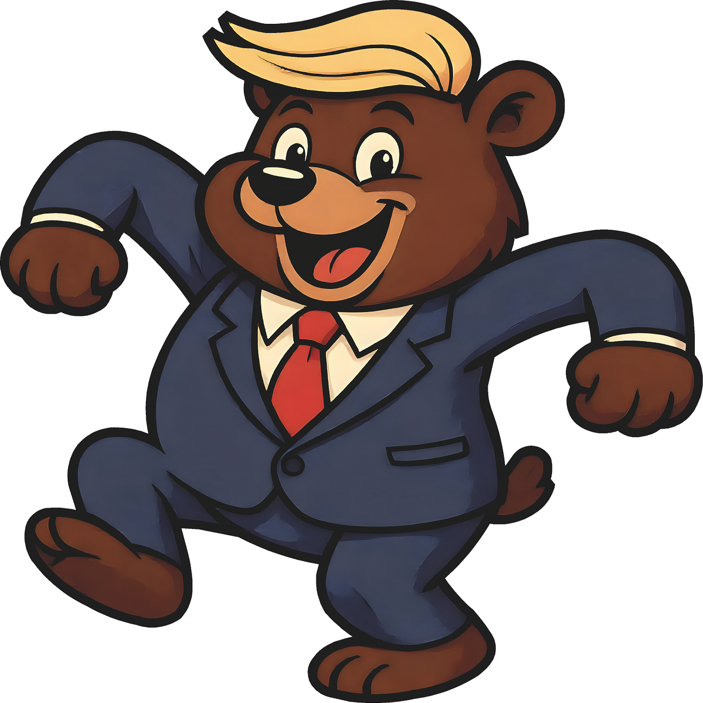 Dancing Trump Bear Cardboard Cutout