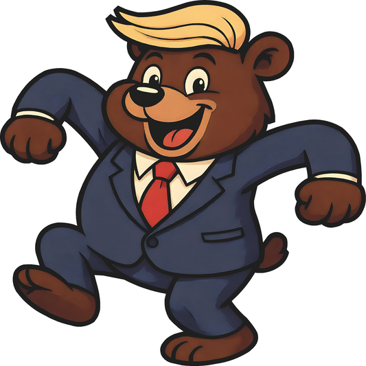 Dancing Trump Bear Cardboard Cutout