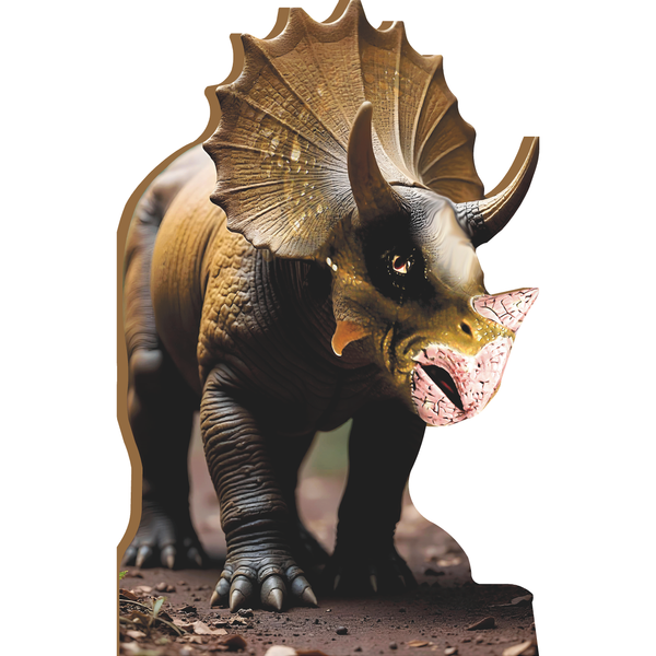 Land Before Jurassic Era Triceratops Group Dinosaur Cardboard Cutout