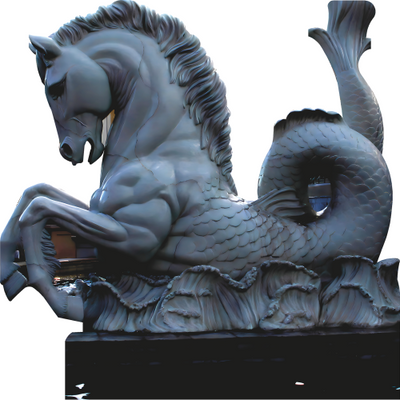 Palace of Caesar Greek Hippocampus Water Horse Poseidon Statue Cardboard Cutout
