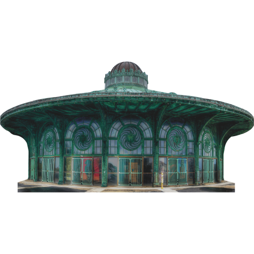 Asbury Park Carousel Historic New Jersey Attraction Amusement Cardboard Cutout