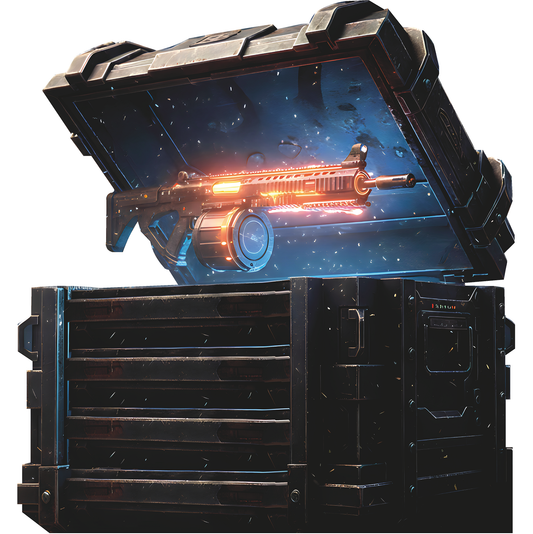 Duty Call Rifle Gun Weapon Pack Punch Loot Crate Video Game Prop Cardboard Cutout