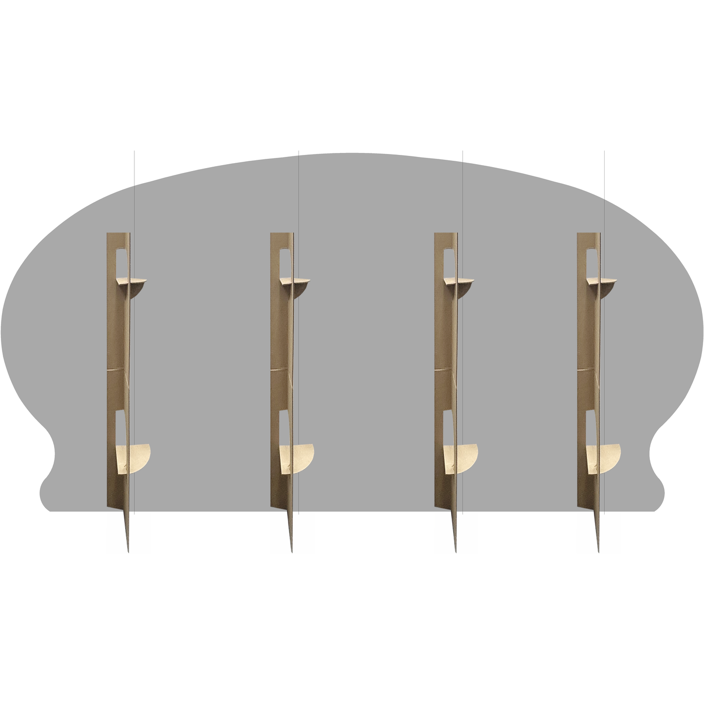 Steak and Eggs 24x46in Prop Cardboard Cutout