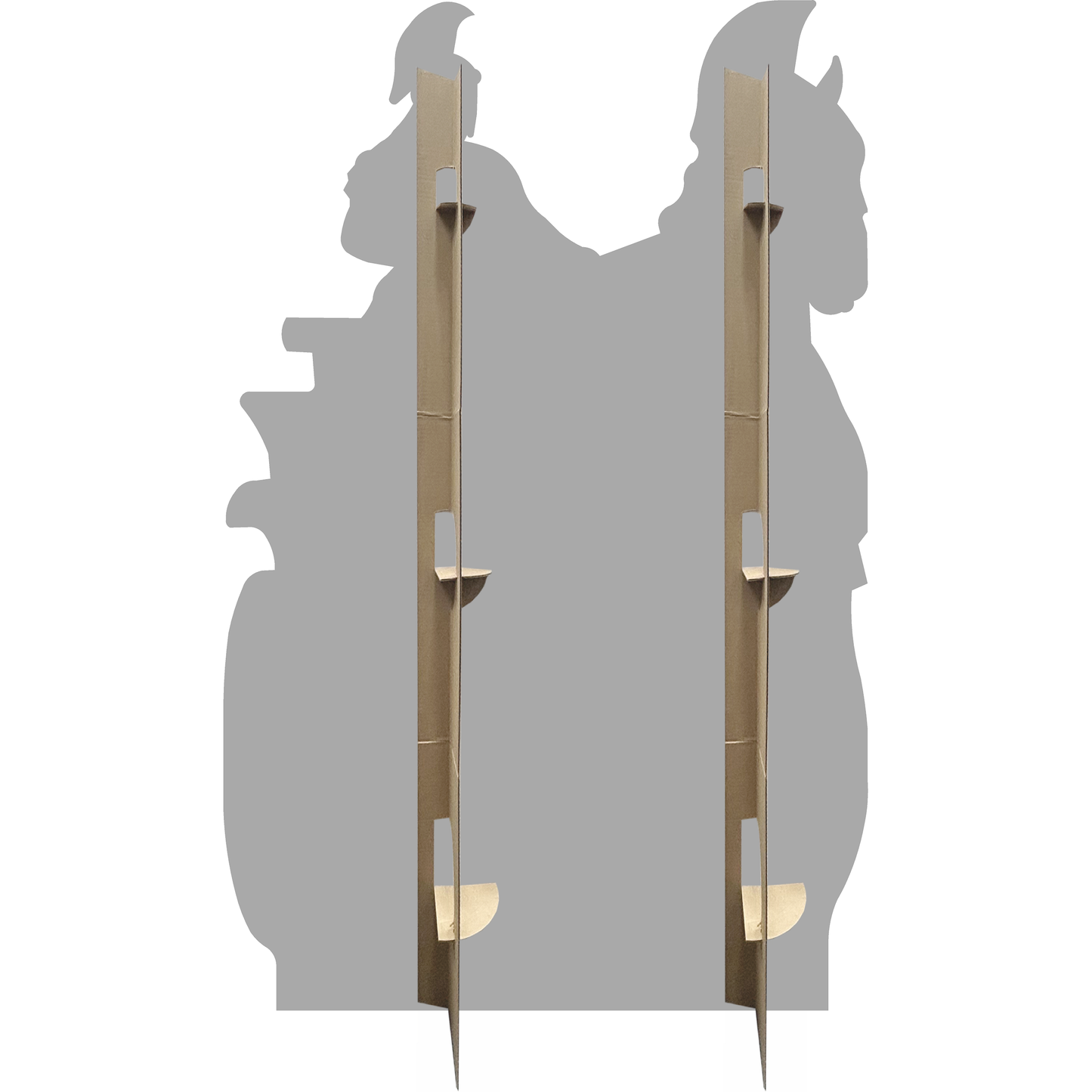 Roman Soldier Armored Horse Drawn Chariot Wagon Cardboard Cutout