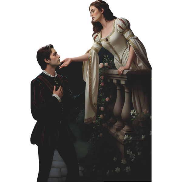 Wherefore Where Art Thou Romeo Juliet Balcony Cardboard Cutout