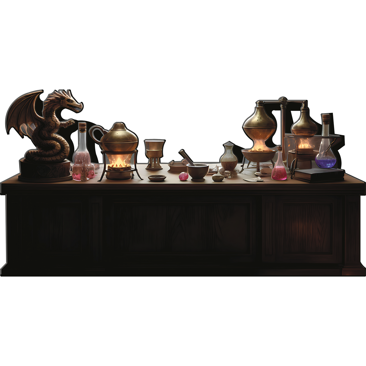 Medieval Fantasy Wizard Potion Mix Alchemy Magic Lab Prop Cardboard Cutout