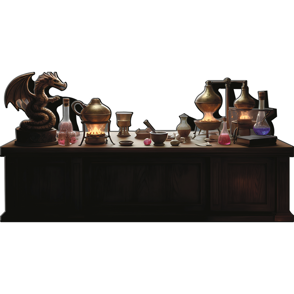 Medieval Fantasy Wizard Potion Mix Alchemy Magic Lab Prop Cardboard Cutout